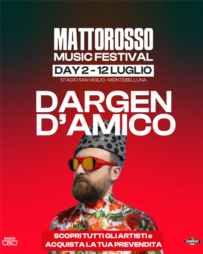Mattorosso Music Festival: Dargen D'Amico
