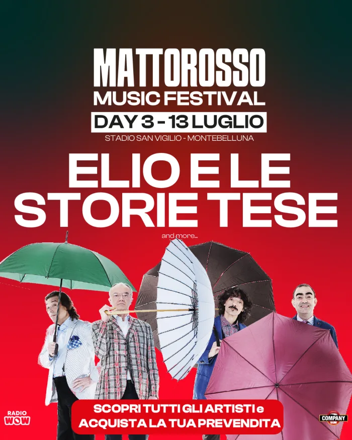 Mattorosso Music Festival: Elio e le Storie Tese