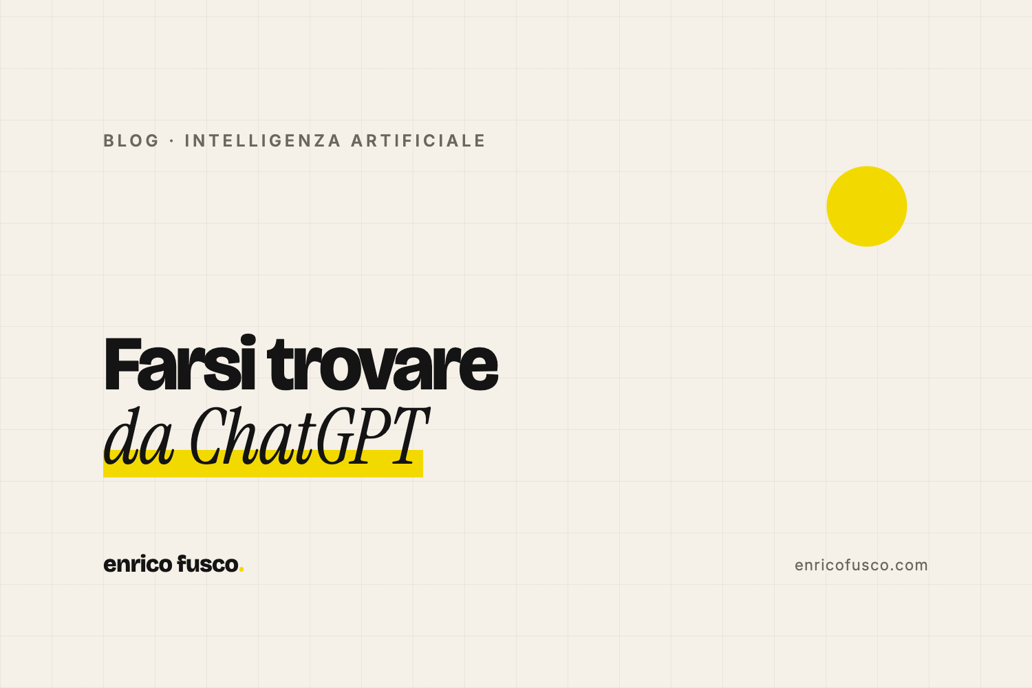 Come far comparire la tua azienda nelle risposte di ChatGPT e delle AI