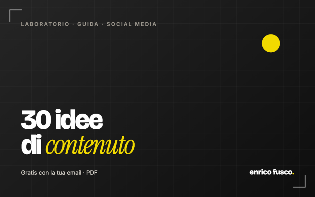 30 idee di contenuto quando non sai cosa pubblicare