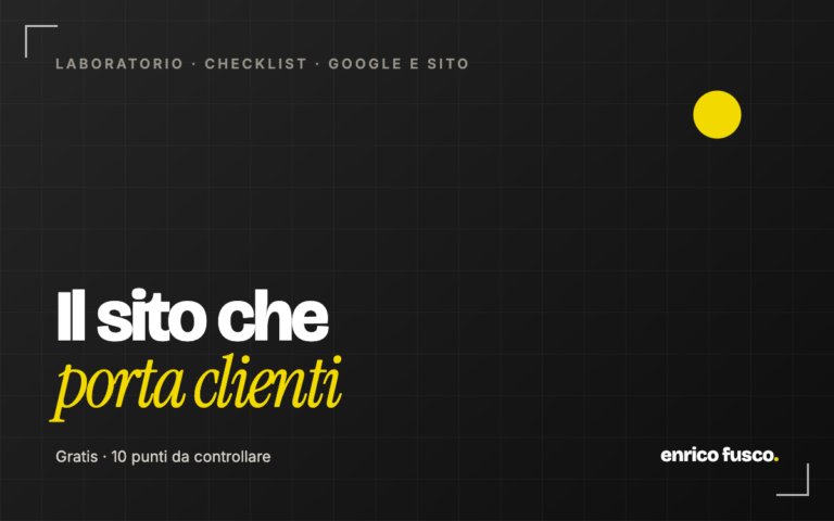 Le 10 cose che il sito di un'attività deve avere