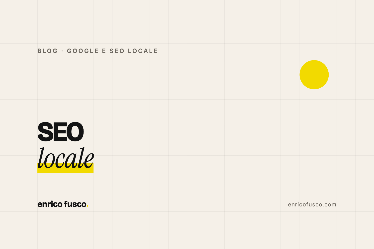SEO locale per piccole imprese: come farsi trovare da chi cerca in zona